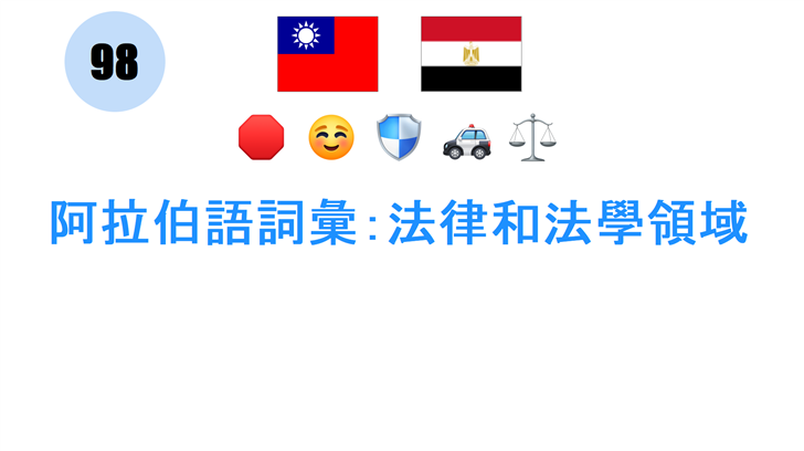阿拉伯語詞彙：法律和法學領域